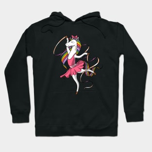 Unicorn Ballet Dancing Ballerina Hoodie